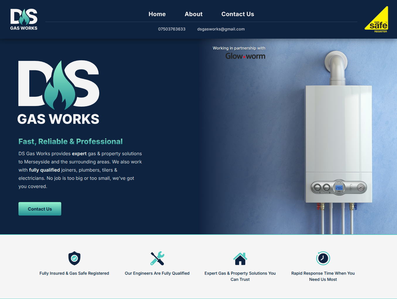 Brochure site example 2